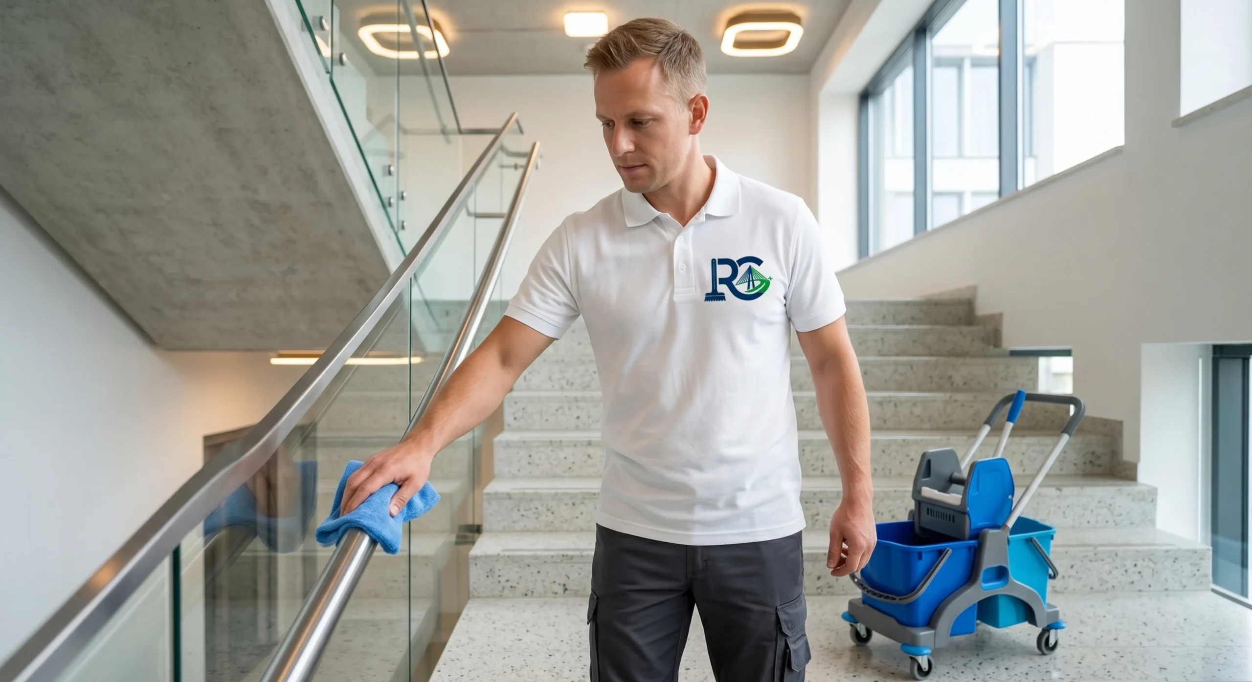 Professionelle Treppenhausreinigung auf Rügen